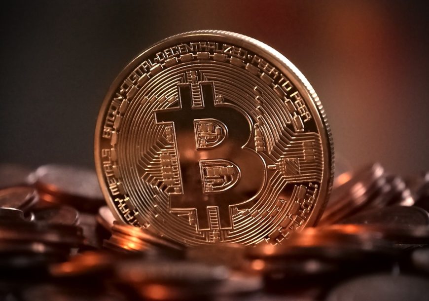 Bitcoin criptovaluta-BTC-Digitale Coin-MONETA virtuale-decentralizzato 